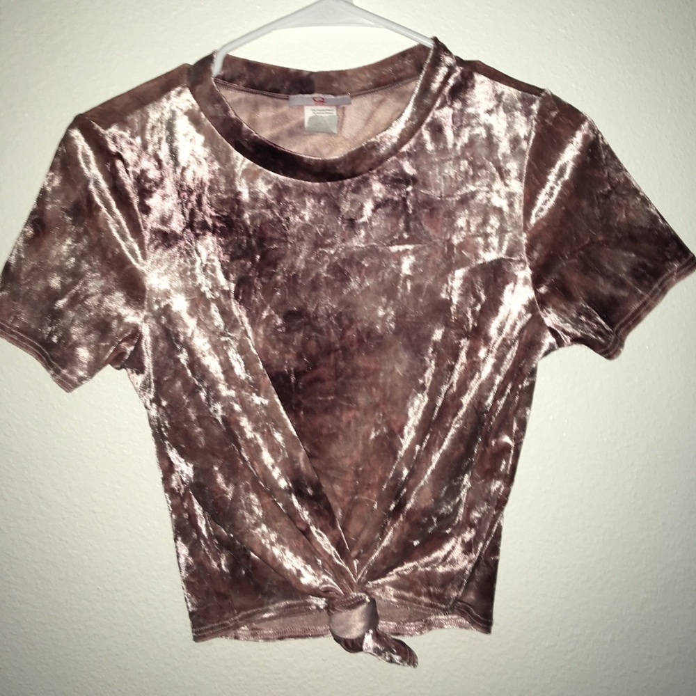 Velvet top